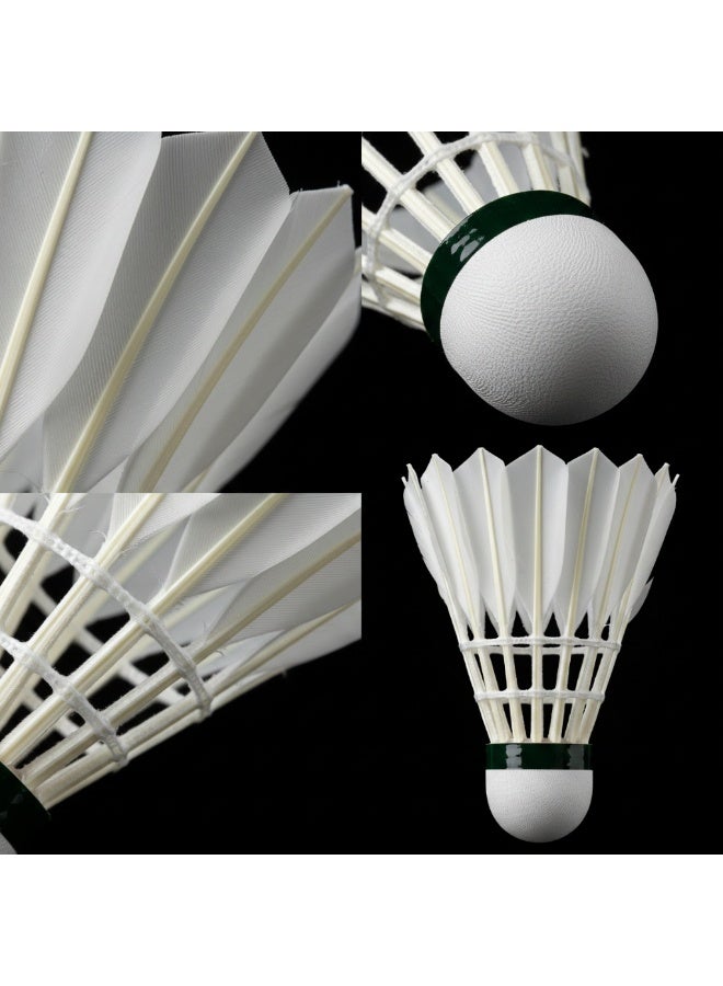 سبال 12قطع ريشة كرة الريشة الطائرة الممتازة | كرات بادمنتون احترافية للتدريب والمباريات | متانة عالية وطيران ثابت - Image 3